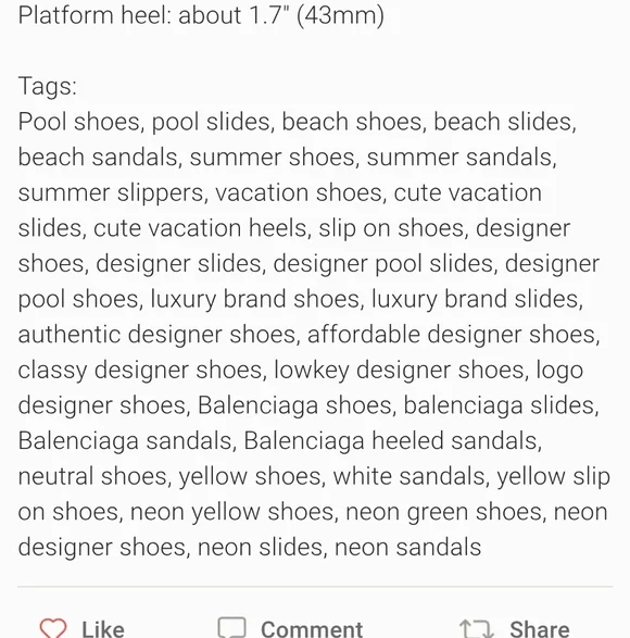 Balenciaga Women's White Slide Sandals - Picture 10 of 13